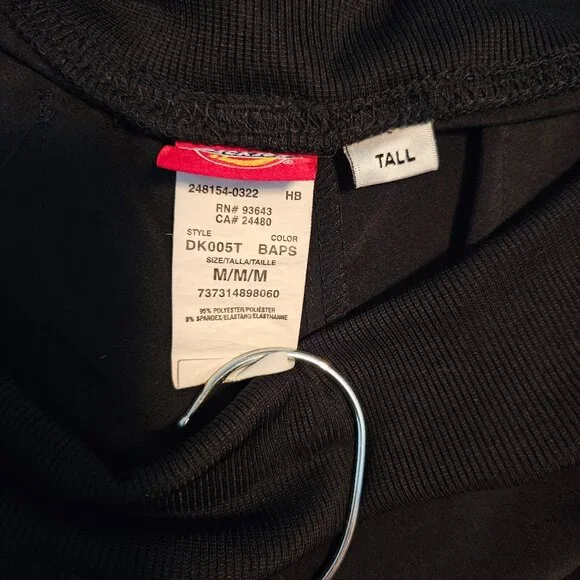 EUC Womens EDS Essentials Cargo Scrub Pants Black Medium Tall DK005T - Picture 5 of 7